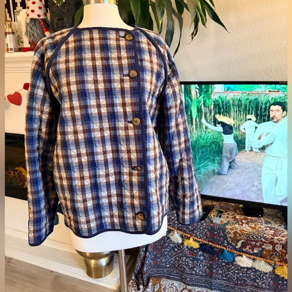 Doen Sedona Jacket Belleville Plaid SZ XS NWT - Picture 4 of 11